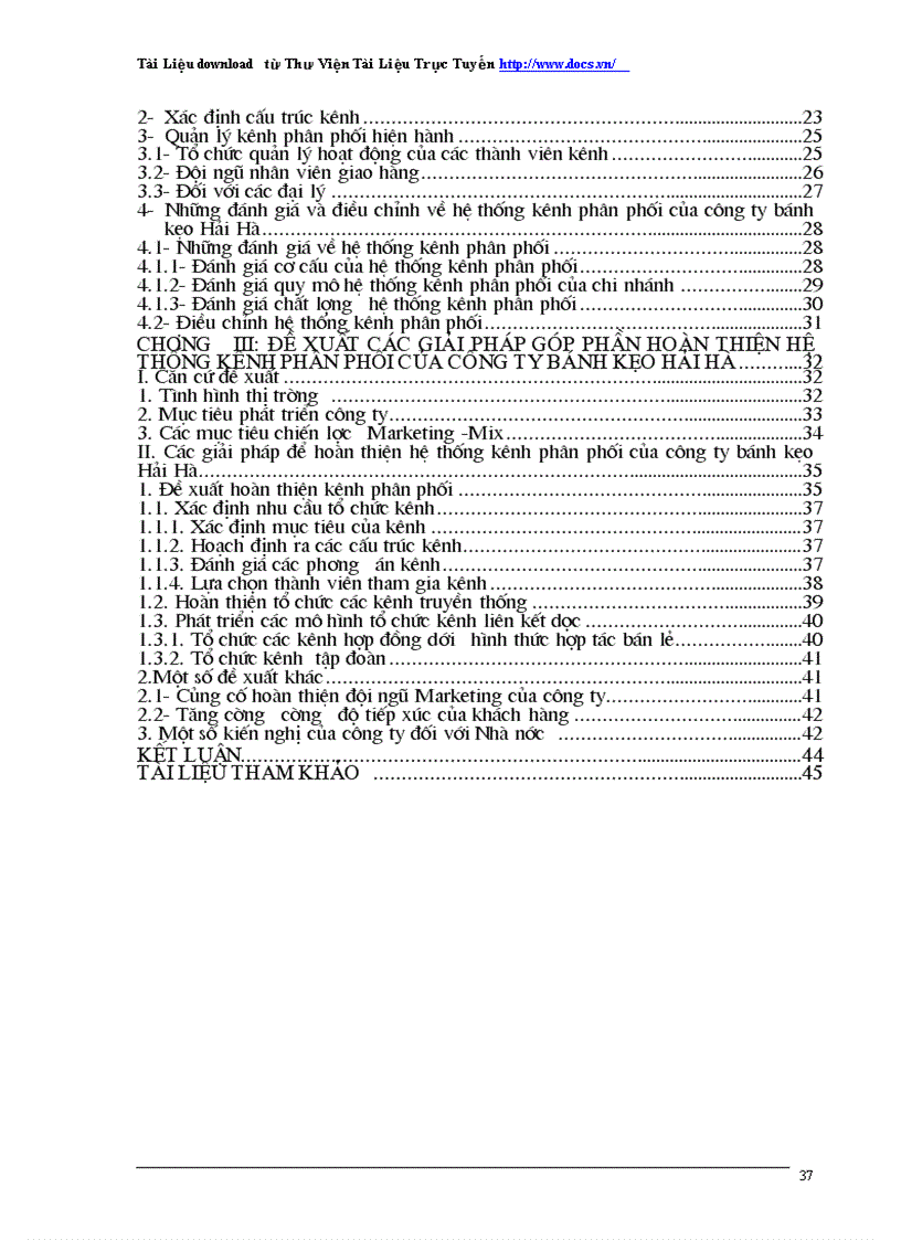 image for page Hoàn thiện hệ thống kênh phân phối của công ty bánh kẹo Hải Hà