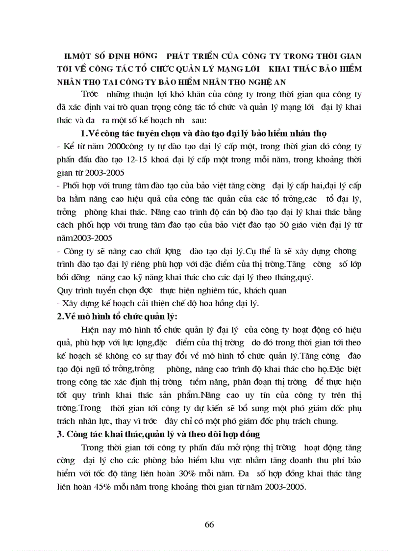 image for page Tổ chức và quản lý mạng lưới đại lý khai thác bảo hiểm nhân thọ tại công ty bảo hiểm nhân thọ Nghệ An