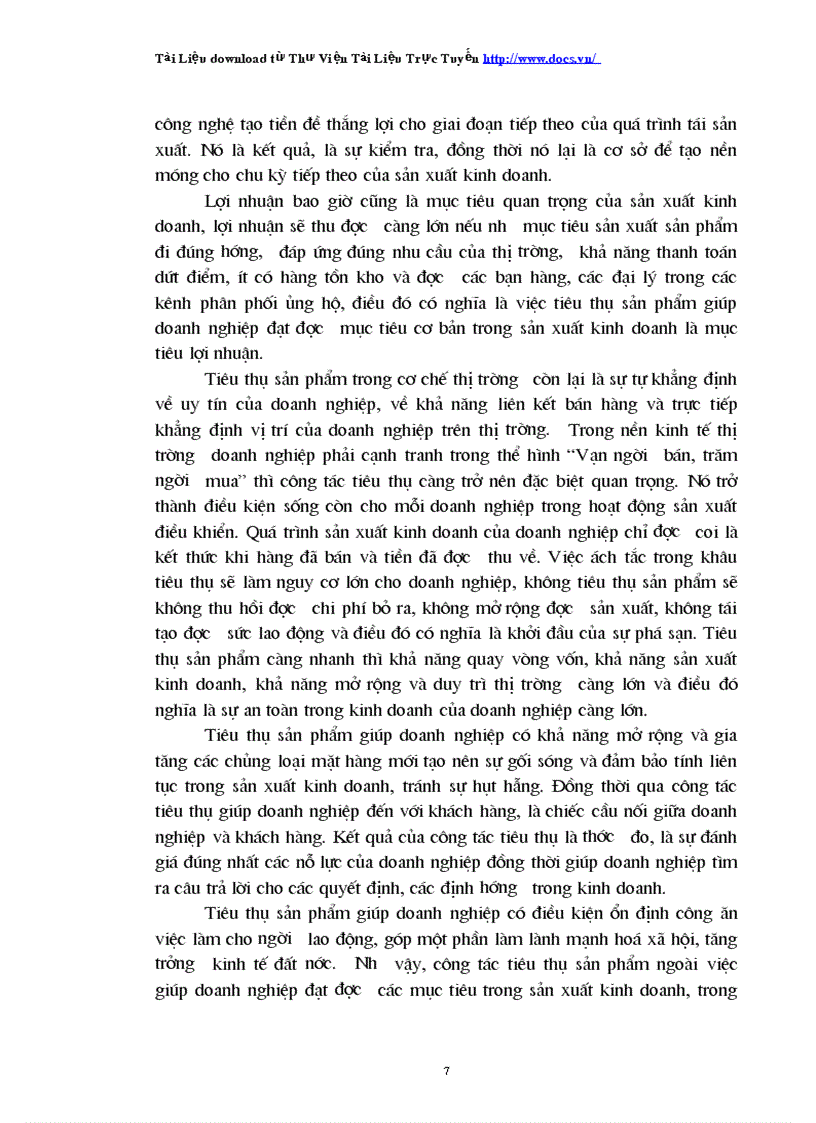 image for page Một số biện pháp thúc đẩy công tác tiêu thụ sản phẩm của Công ty TSC