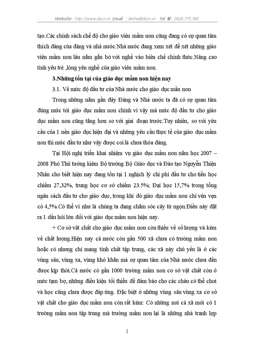 image for page Thực trạng và giải pháp về giáo dục mầm non ở nước ta hiện nay