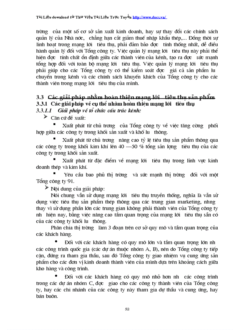 image for page Hoàn thiện mạng lưới tiêu thụ sản phẩm của Tổng công ty Thép Việt Nam