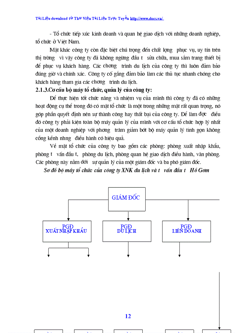 image for page Giải pháp nhằm mở rộng thị trường kinh doanh của C ty XNK du lịch tư vấn đầu tư Hồ Gươm