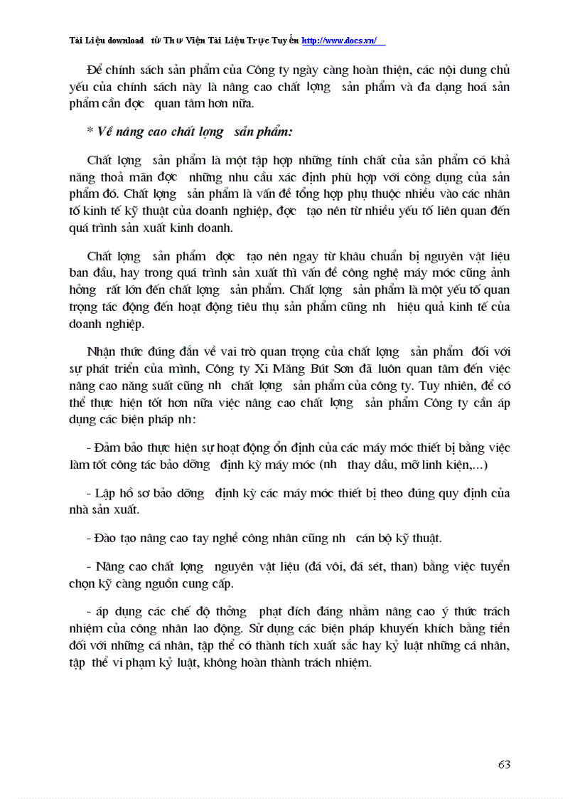 image for page Một số biện pháp nhằm đẩy mạnh hoạt động tiêu thụ sản phẩm ở Công ty Xi Măng Bút Sơn