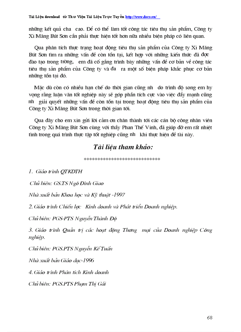 image for page Một số biện pháp nhằm đẩy mạnh hoạt động tiêu thụ sản phẩm ở Công ty Xi Măng Bút Sơn