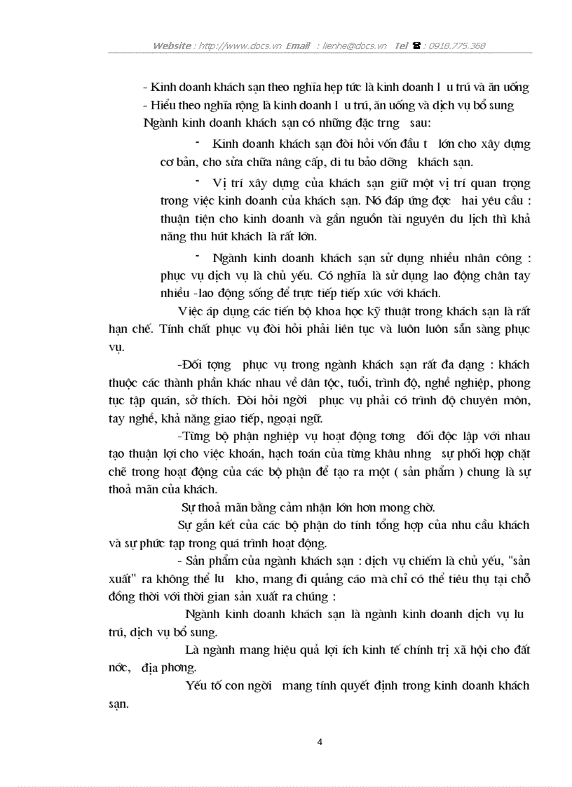 image for page Đặc điểm nguồn khách và các biện pháp tăng cường khả năng thu hút khách của khách sạn Thắng lợi