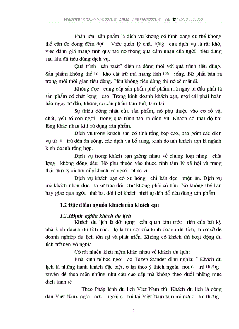 image for page Đặc điểm nguồn khách và các biện pháp tăng cường khả năng thu hút khách của khách sạn Thắng lợi