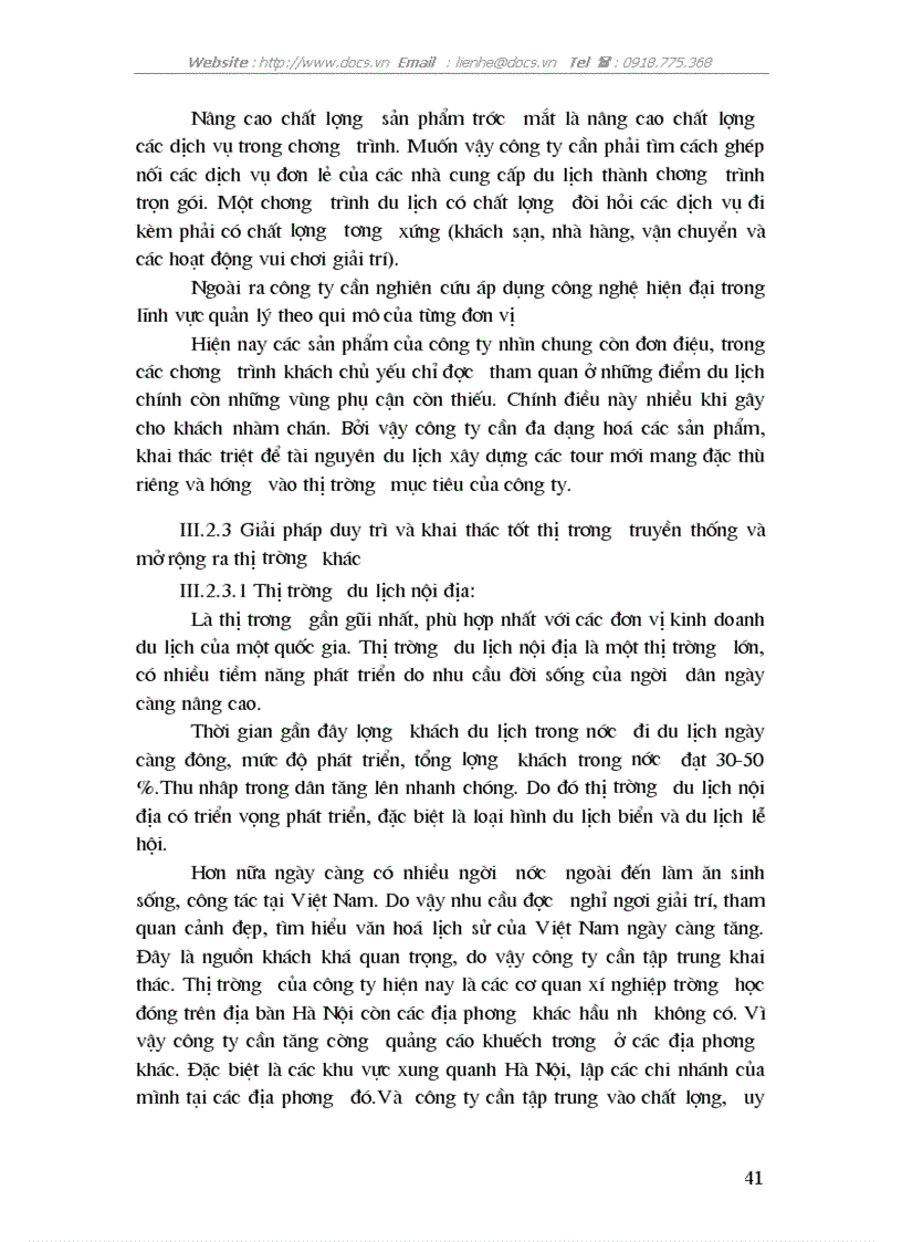image for page Một số giải pháp nhằm mở rộng hoạt động kinh doanh lữ hành của Công ty Dịch vu Du lịch Đường sắt Hà Nội