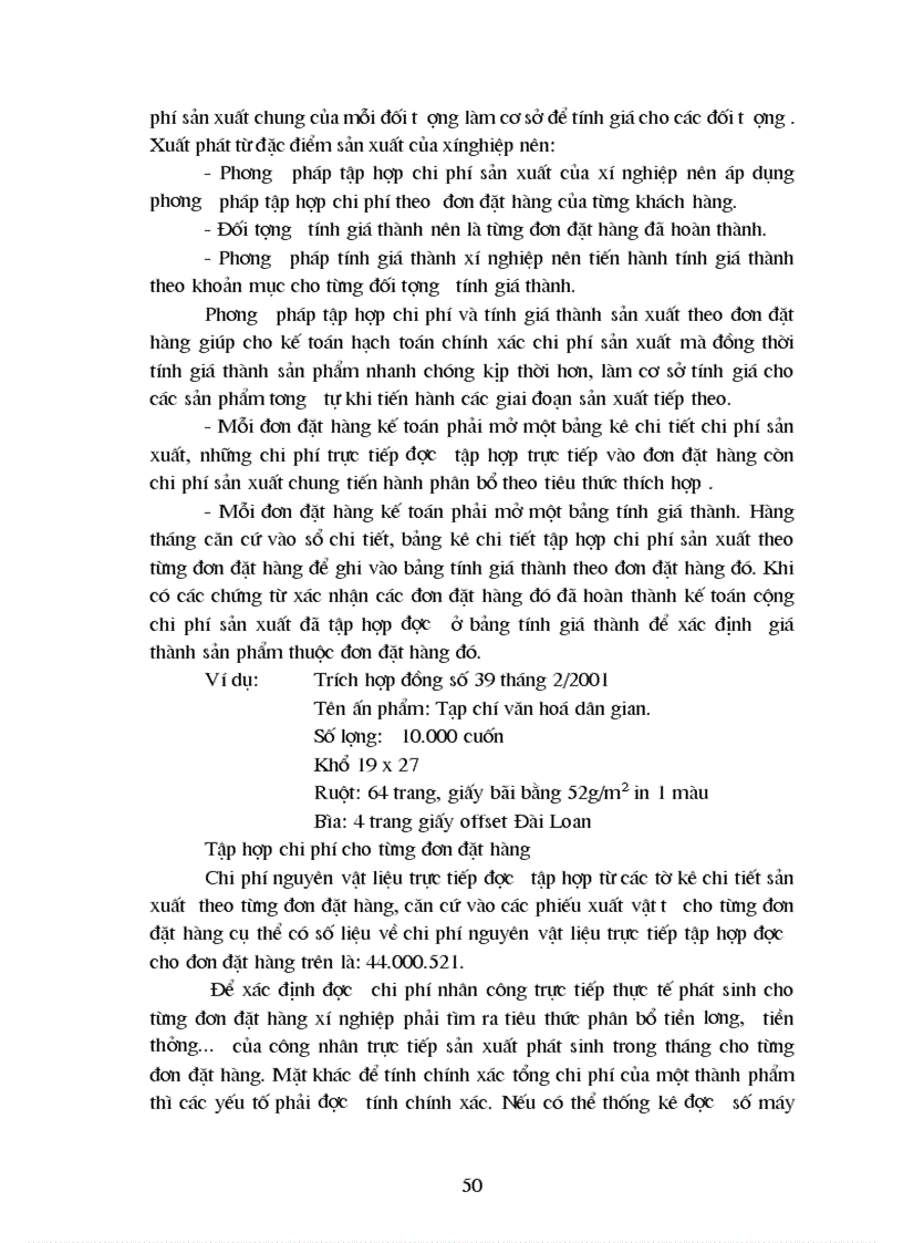 image for page Tổ chức kế toán chi phí sản xuất và tính giá thành sản phẩm ở xí nghiệp in xây dựng