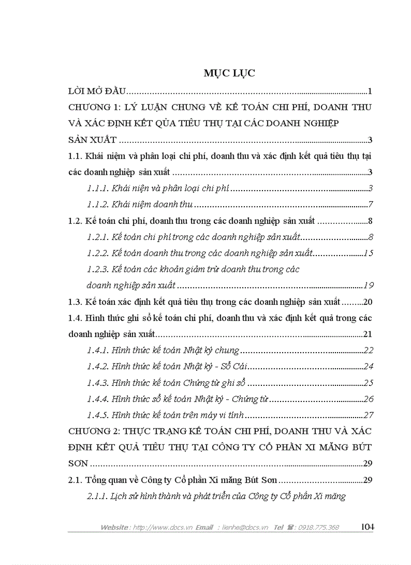 image for page Hoàn thiện kế toán chi phí doanh thu và xác định kết quả tiêu thụ tại Công ty Cổ phần Xi măng Bút Sơn