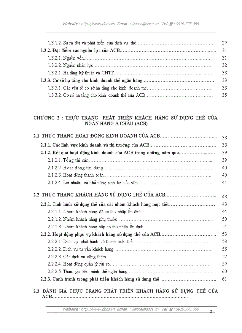 image for page Phát triển khách hàng sử dụng thẻ của ngân hàng Á Châu