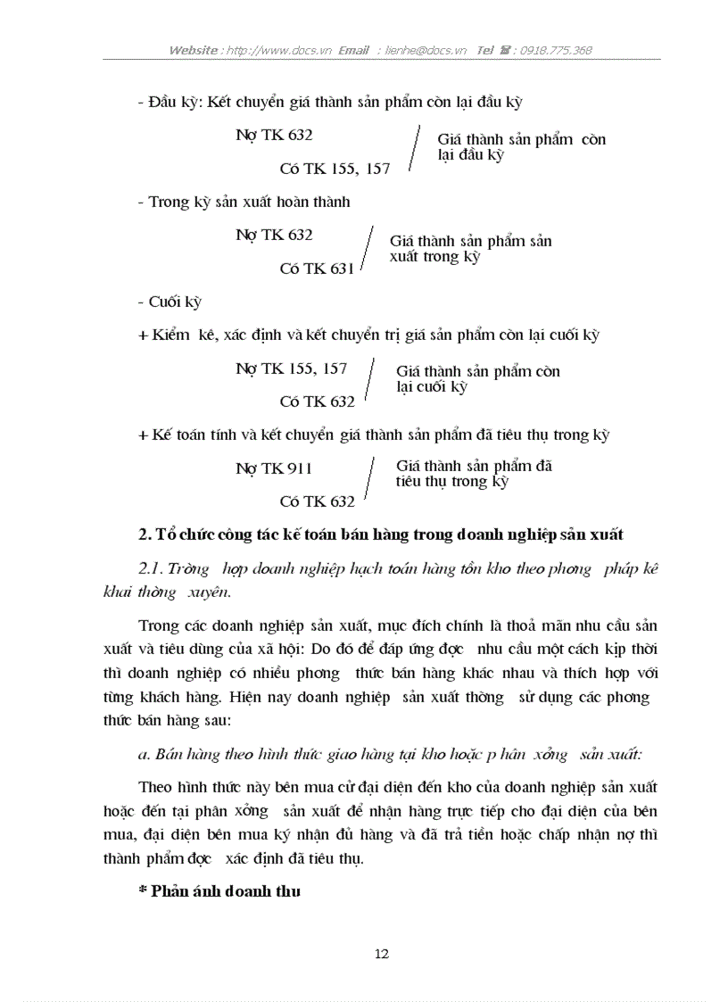 image for page Hoàn thiện kế toán thành phẩm bán hàng