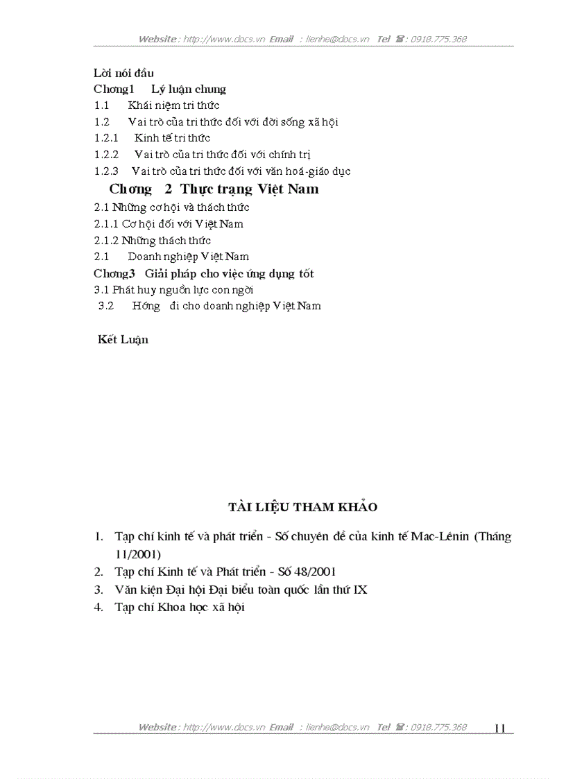 image for page Vai trò của tri thức trong đời sống xã hội