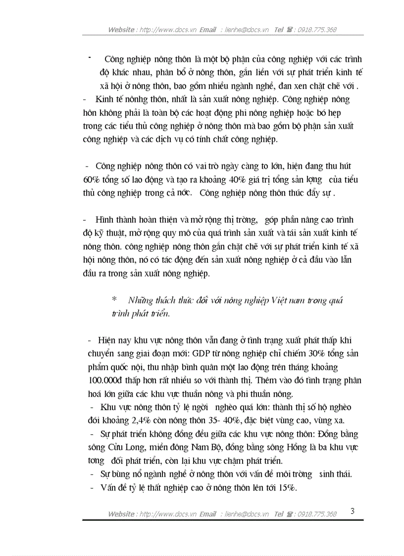 image for page Công nghiệp hoá Hiện hoá nông nghiệp nông thôn ở nước ta Thực trạng và giải pháp