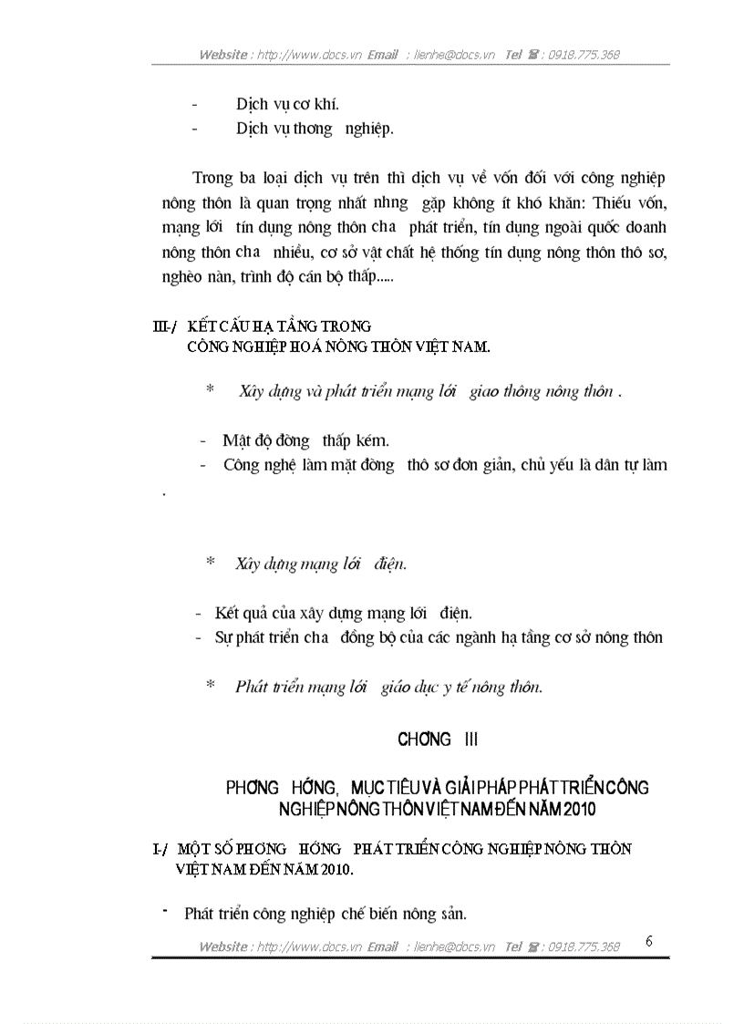 image for page Công nghiệp hoá Hiện hoá nông nghiệp nông thôn ở nước ta Thực trạng và giải pháp