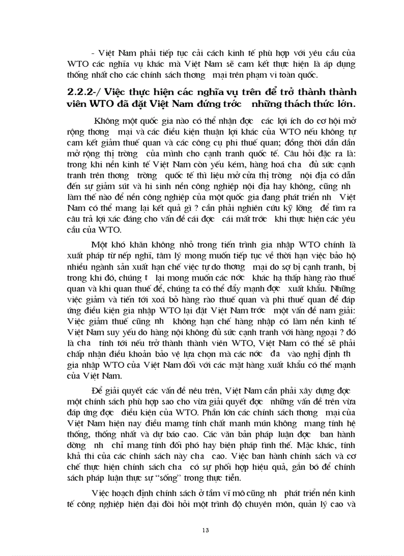 image for page Thuận lợi khó khăn trên con đường gia nhập WTO của VN