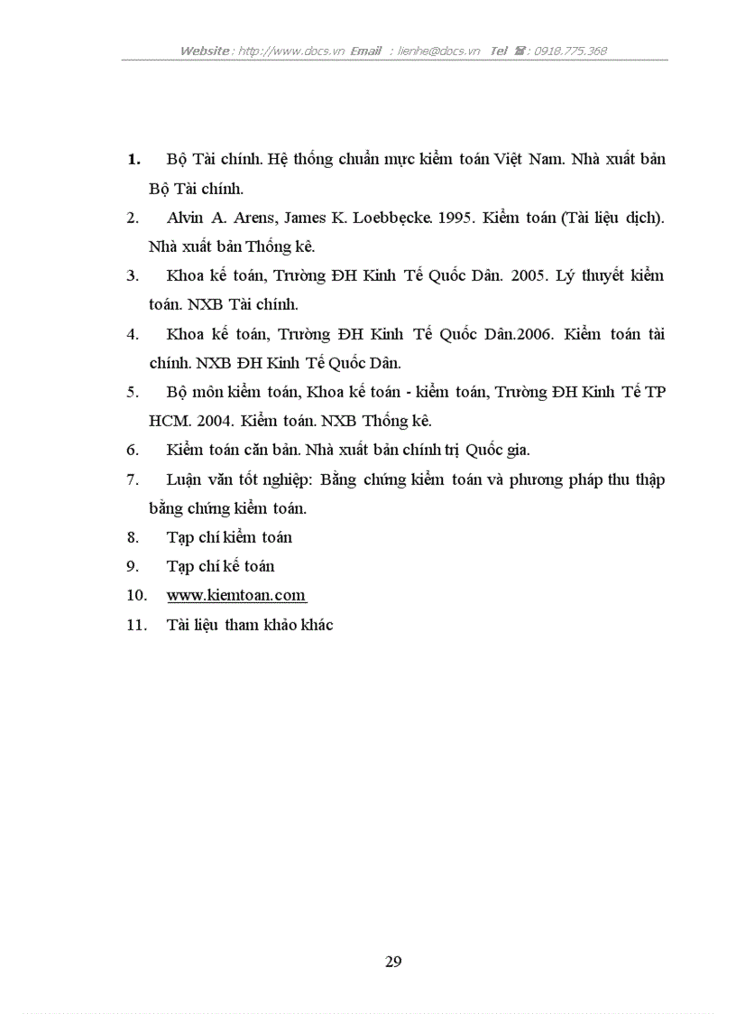 image for page Bằng chứng kiểm toán và phương pháp thu thập trong kiểm toán báo cáo tài chính