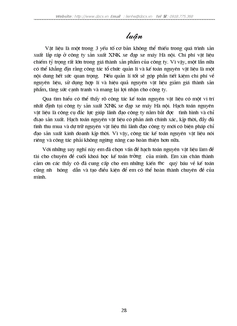 image for page Hạch toán nguyên vật liệu ở công ty sản xuất xuất nhập khâủ xe đạp xe máy Hà nội