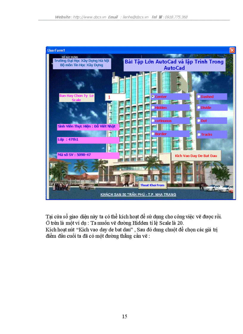 image for page AutoCad lập trình trong Autocad