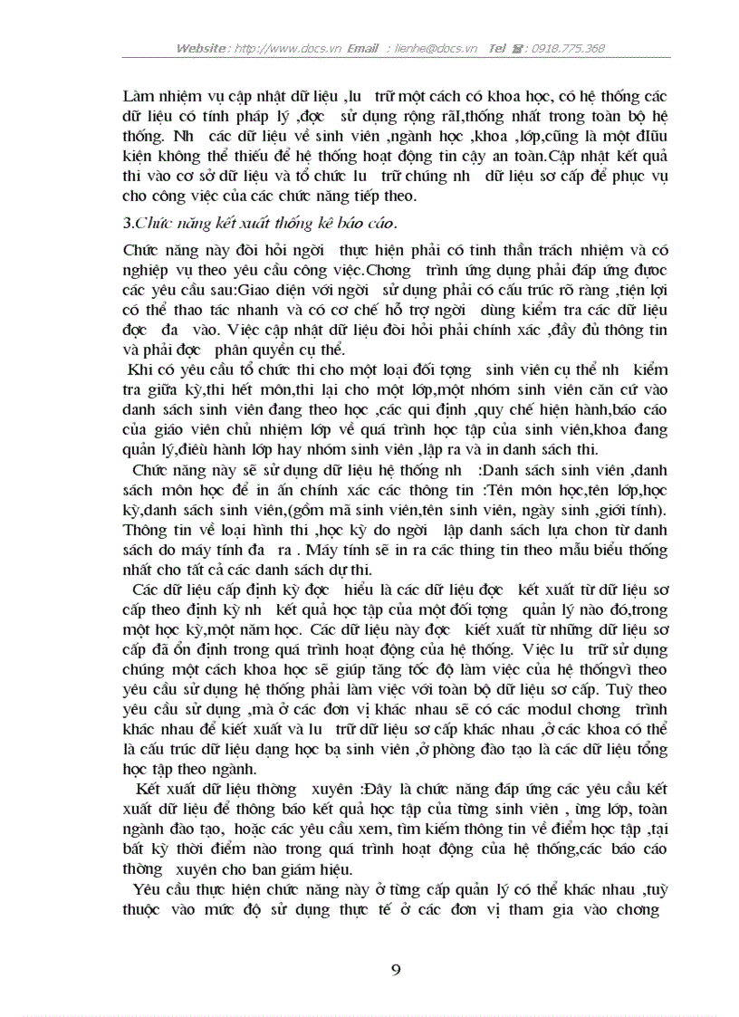 image for page Khảo sát Phân tích thiết kế hệ thống thông tin quản lý điểm của sinh viên