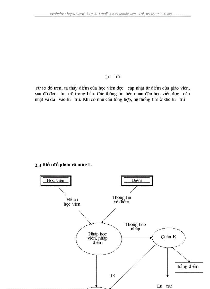 image for page Khảo sát Phân tích thiết kế hệ thống thông tin quản lý điểm của sinh viên