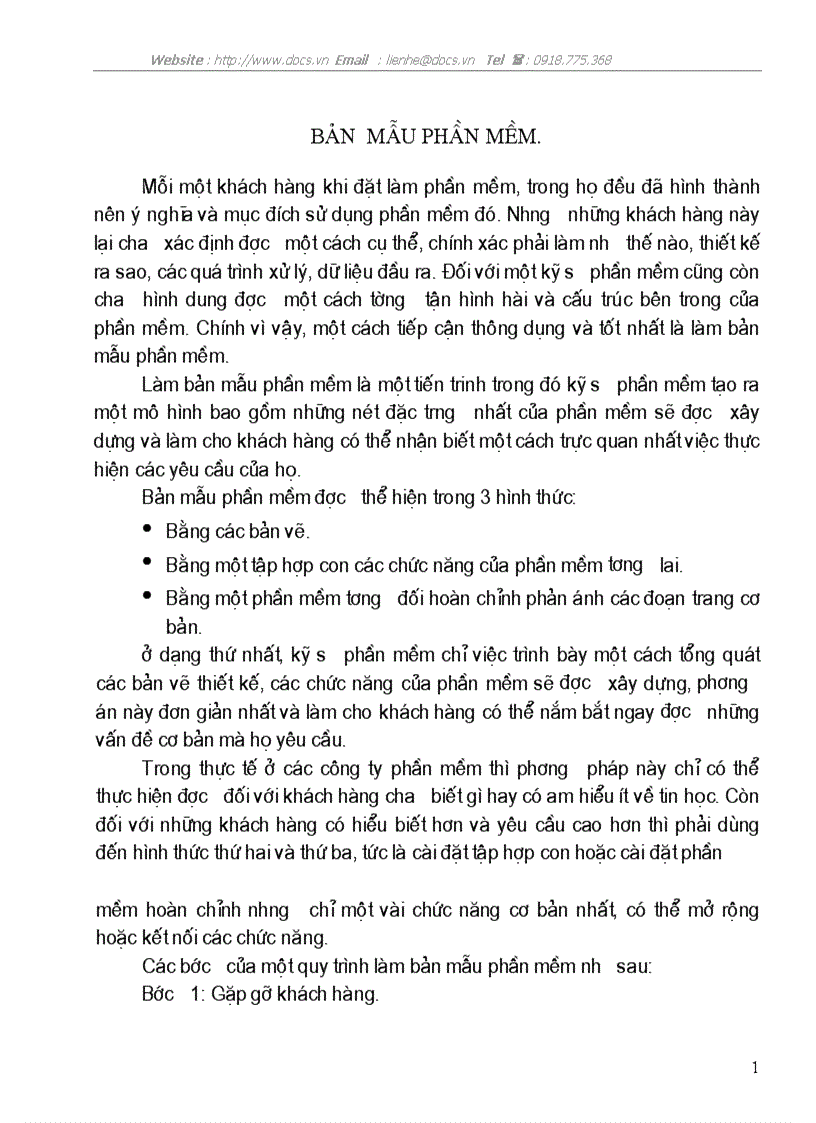image for page Công nghệ phần mềm Thiết kế bản mẫu phần mềm tính lương