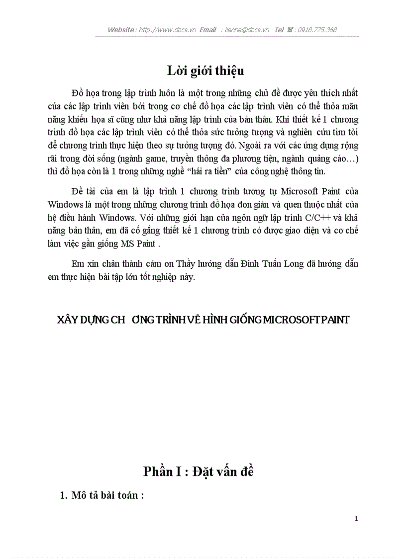 image for page Xây dựng chương trình vẽ hình giống microsoft paint