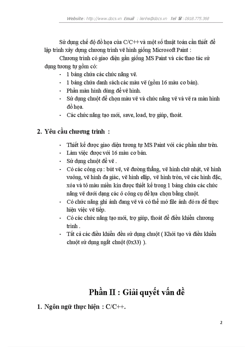 image for page Xây dựng chương trình vẽ hình giống microsoft paint