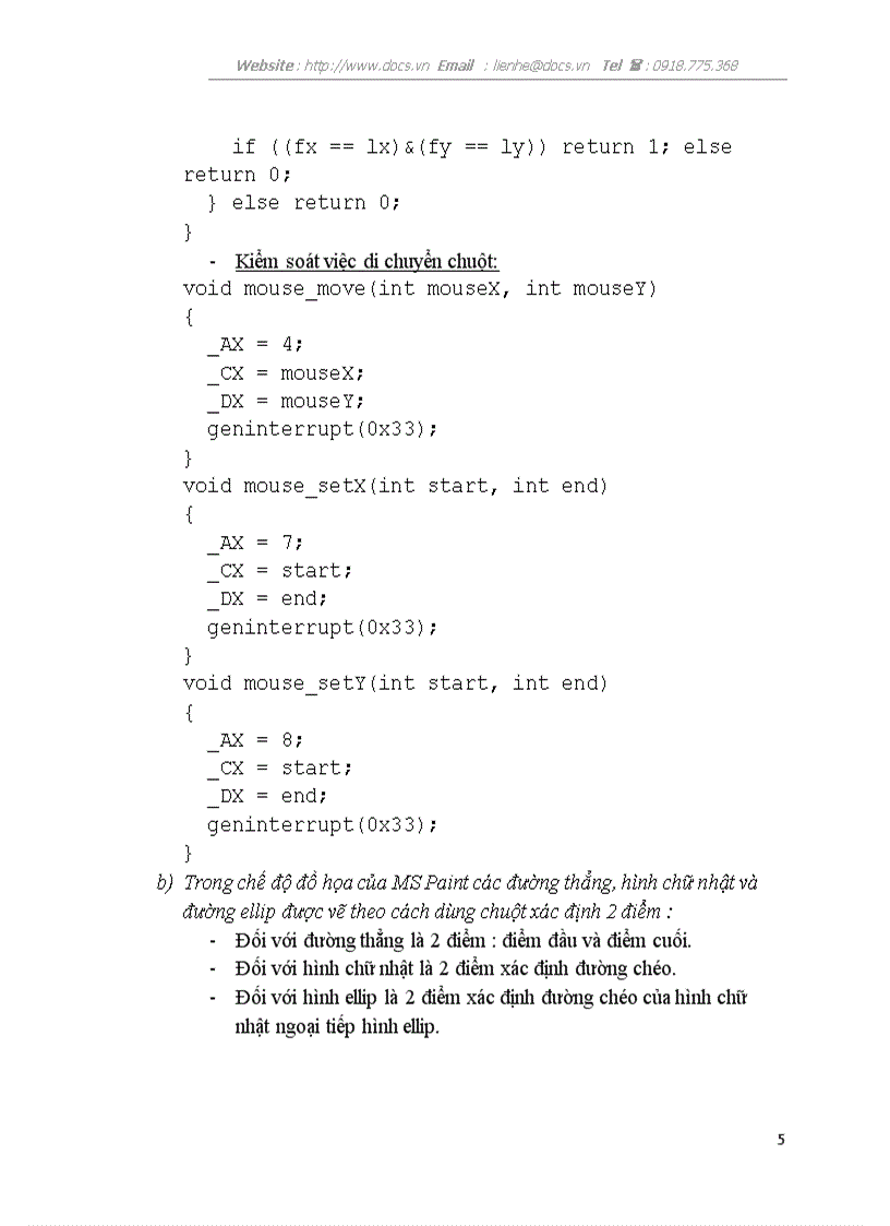 image for page Xây dựng chương trình vẽ hình giống microsoft paint