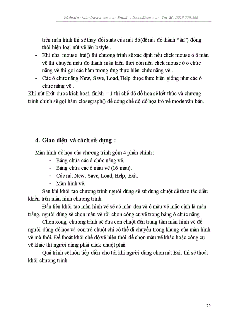 image for page Xây dựng chương trình vẽ hình giống microsoft paint