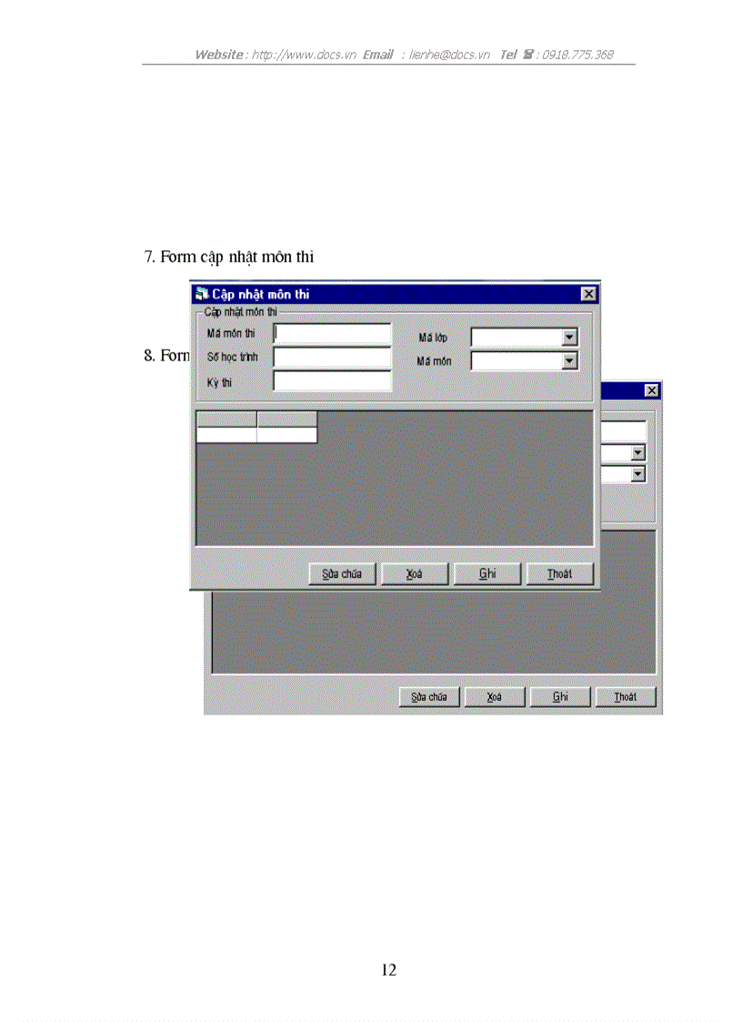 image for page Lập chương trình quản lý sinh viên