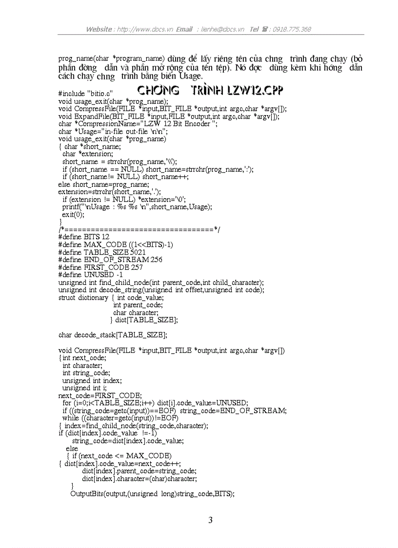 image for page Chạy Phân tích trình LZW 12