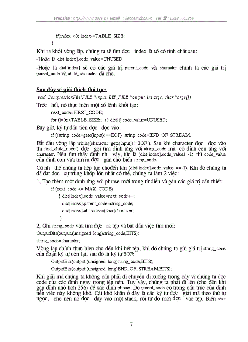 image for page Chạy Phân tích trình LZW 12