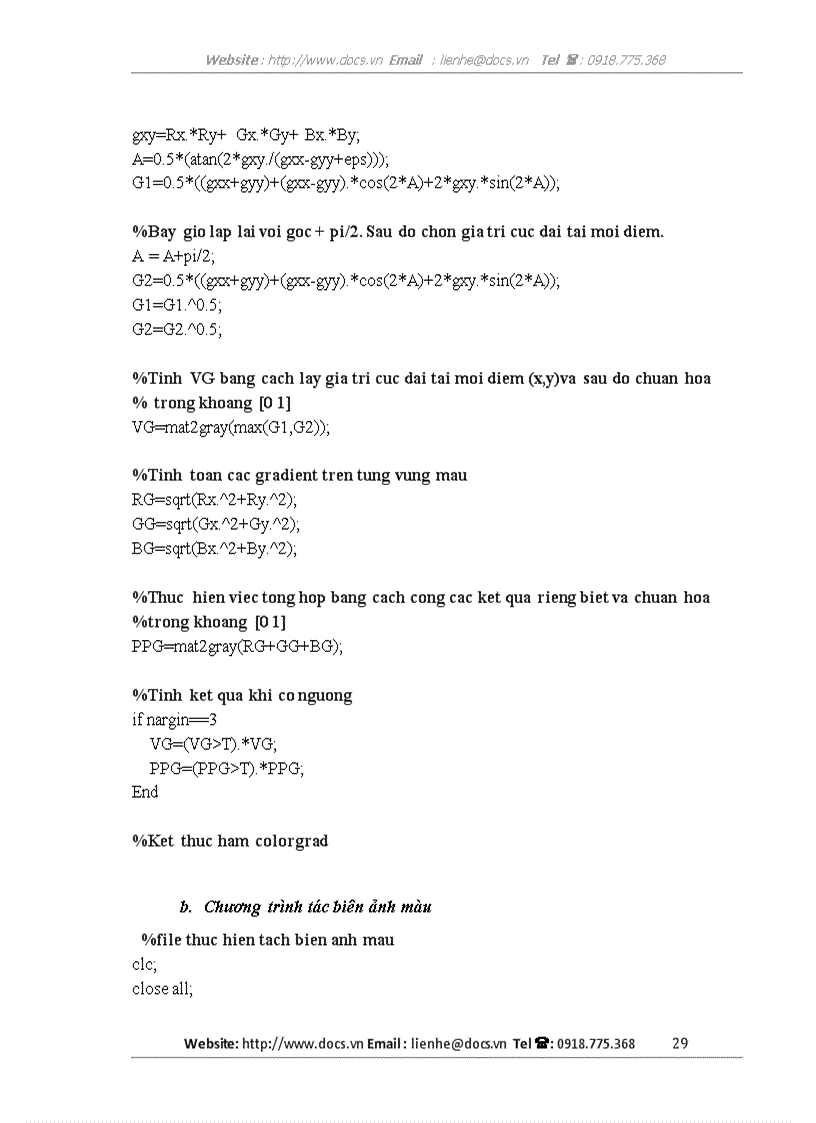 image for page Nghiên cứu các vấn đề về phát hiện tách biên ảnh Image Extraction trong xử lý ảnh số