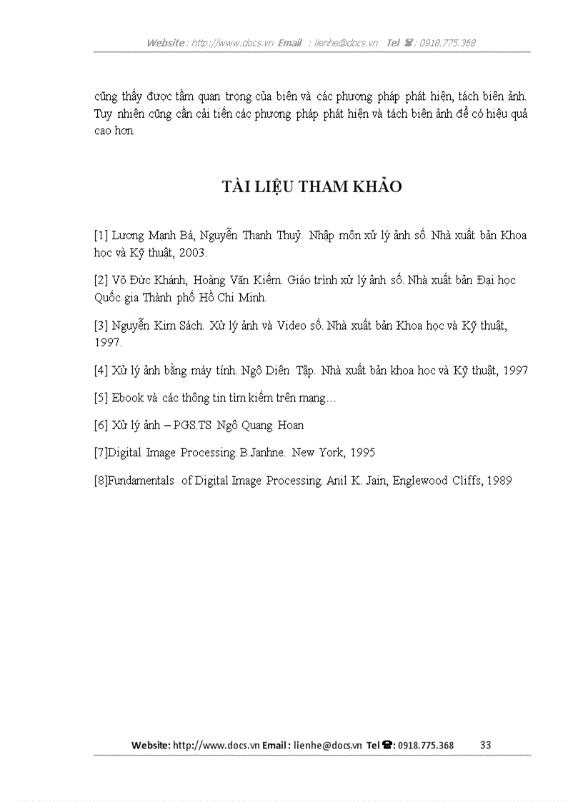 image for page Nghiên cứu các vấn đề về phát hiện tách biên ảnh Image Extraction trong xử lý ảnh số