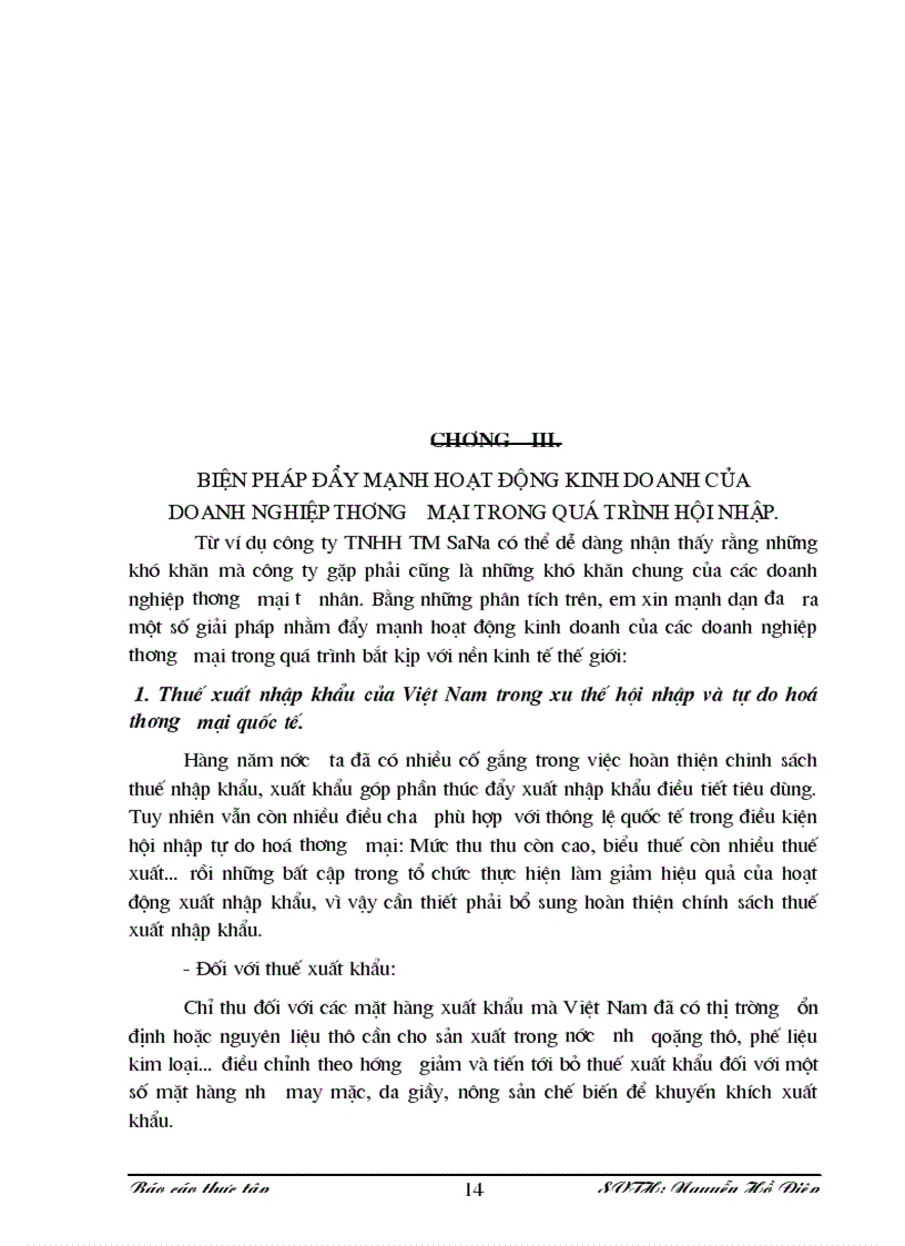 image for page Đổi mới hoạt động kinh doanh của các DNTM trong quá trình hội nhập Trường hợp của C ty thương mại SaNa