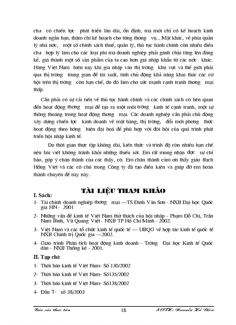 image for page Đổi mới hoạt động kinh doanh của các DNTM trong quá trình hội nhập Trường hợp của C ty thương mại SaNa