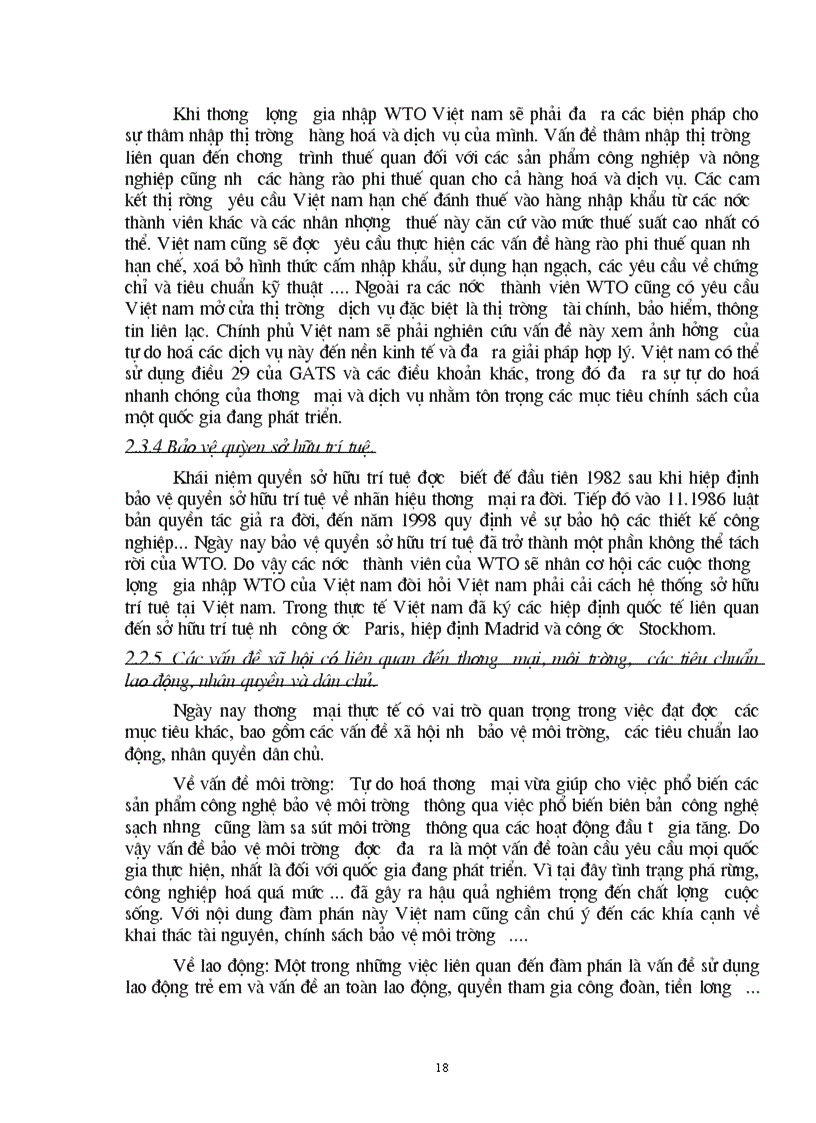 image for page 1số điều kiện giải pháp chủ yếu để thúc đẩy quá trình tham gia có hiệu quả tổ chức thương mại thế giới WTO của VN