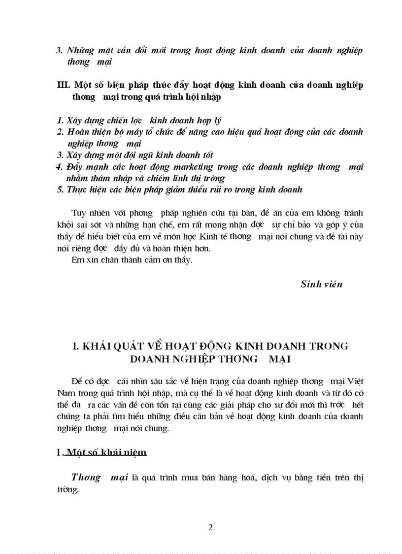 image for page Đổi mới hoạt động kinh doanh của DNTM trong quá trình hội nhập