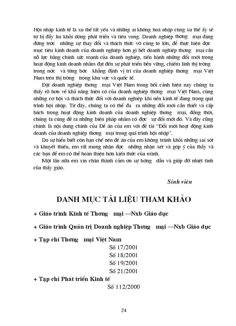 image for page Đổi mới hoạt động kinh doanh của DNTM trong quá trình hội nhập