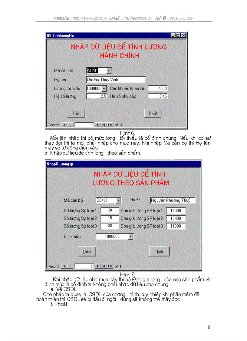 image for page Công nghệ phần mêm Phần mềm quản lý lương