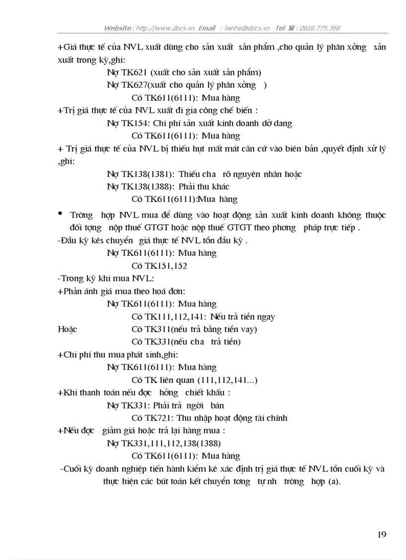 image for page Hoan thiện kế toán nguyên vật liệu ở Công ty Cao su Sao Vàng