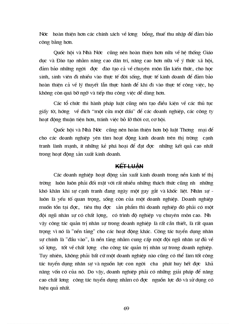 image for page Một số biện pháp nhằm nâng cao chất lượng công tác tuyển dụng nhân sự tại công ty kinh doanh và dịch vụ nhà Hà Nội