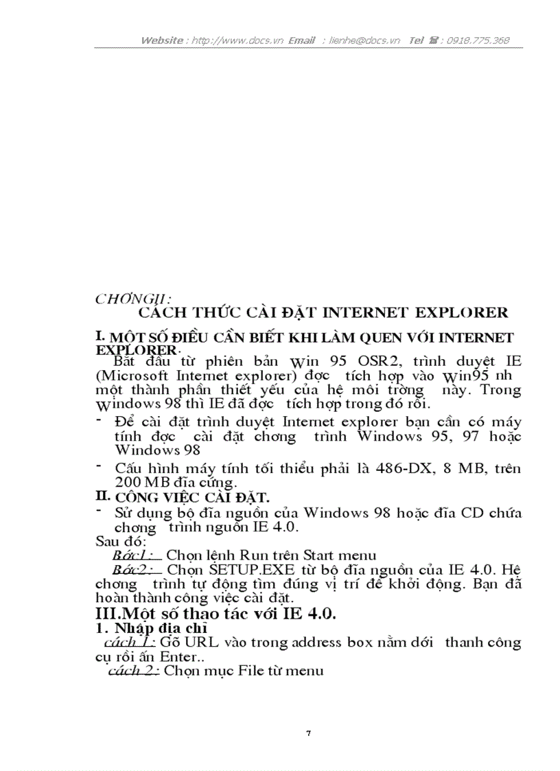 image for page Quy trình cài đặt Internet Explorer