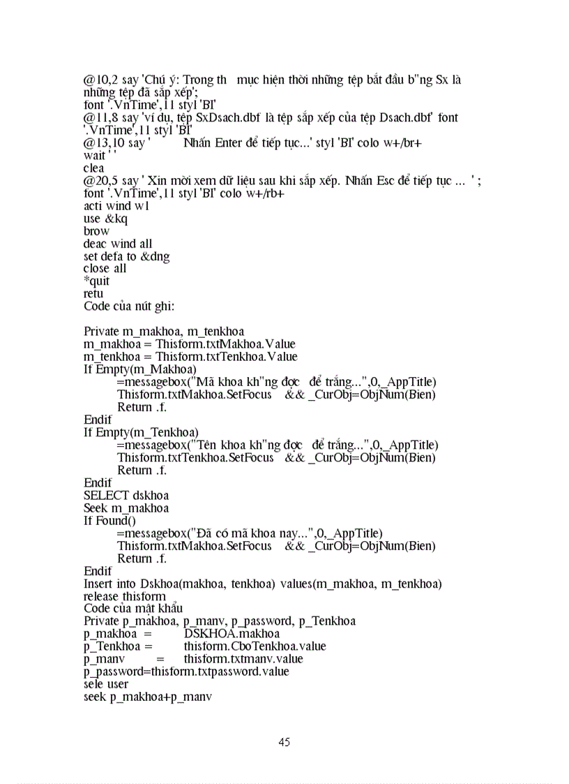 image for page Quản lý sinh viên lập trình