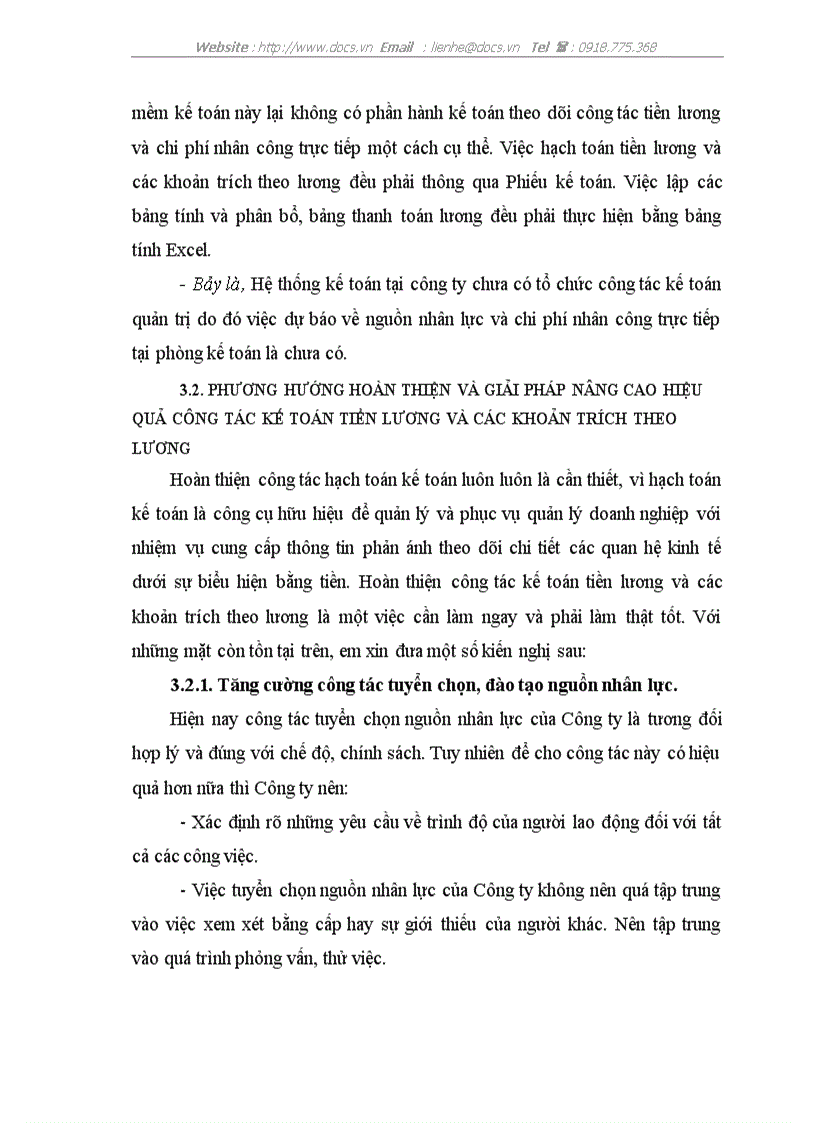 image for page Hoàn thiện công tác kế toán tiền lương và các khoản trích theo lương tại công ty cổ phần LILAMA 10