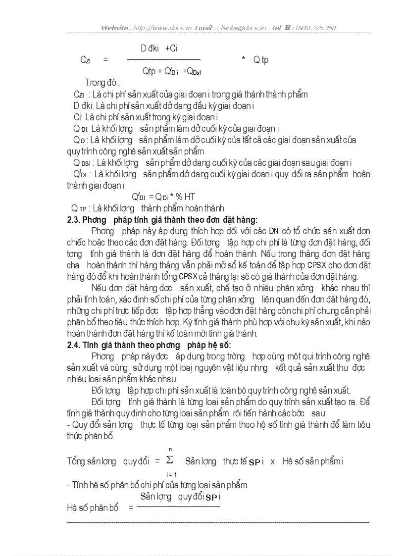 image for page Kế toán tập hợp chi phí sản xuất và tính giá thành sản phẩm tại Công ty cơ khí xây dựng và lắp máy điện nước