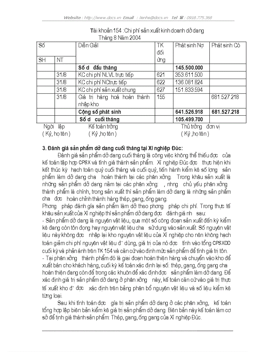 image for page Kế toán tập hợp chi phí sản xuất và tính giá thành sản phẩm tại Công ty cơ khí xây dựng và lắp máy điện nước