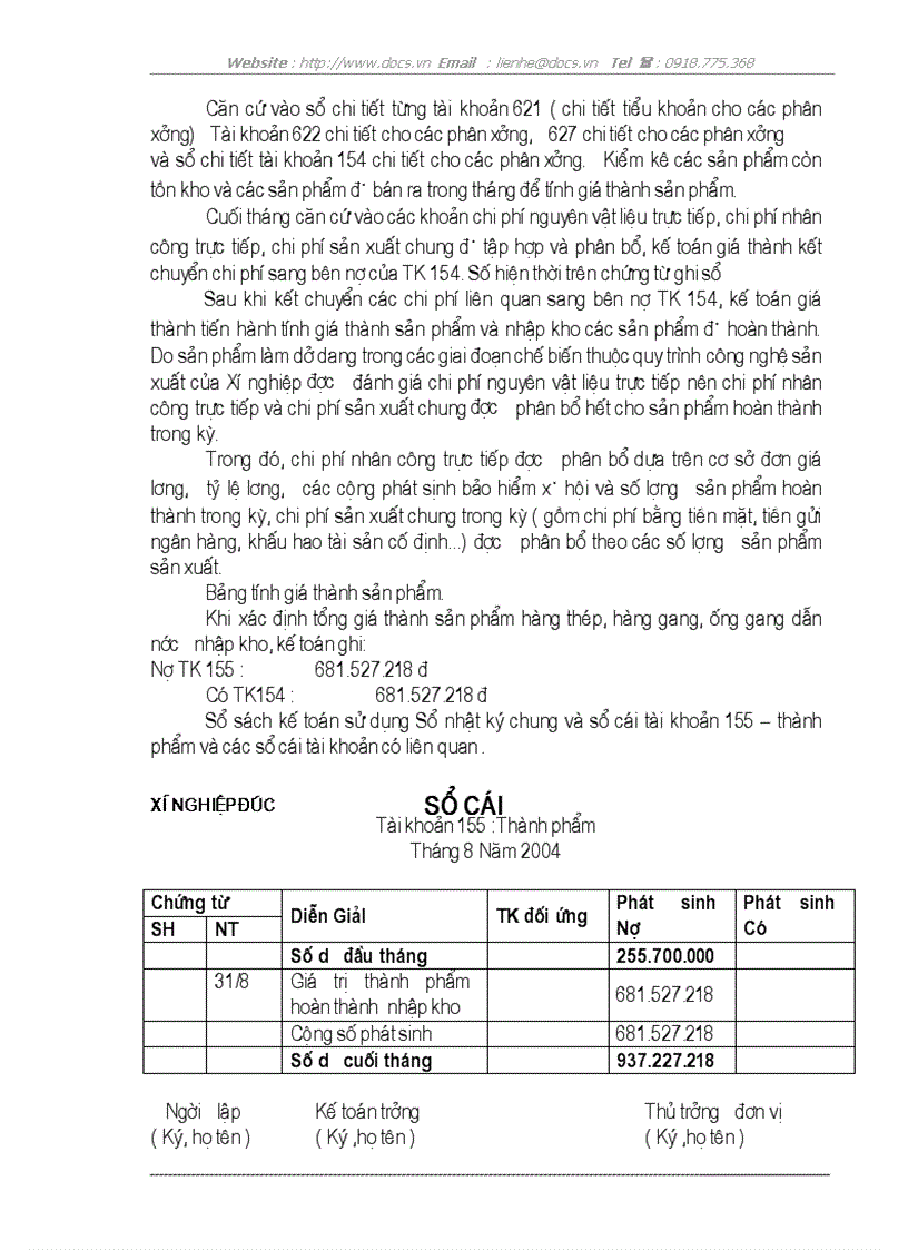 image for page Kế toán tập hợp chi phí sản xuất và tính giá thành sản phẩm tại Công ty cơ khí xây dựng và lắp máy điện nước