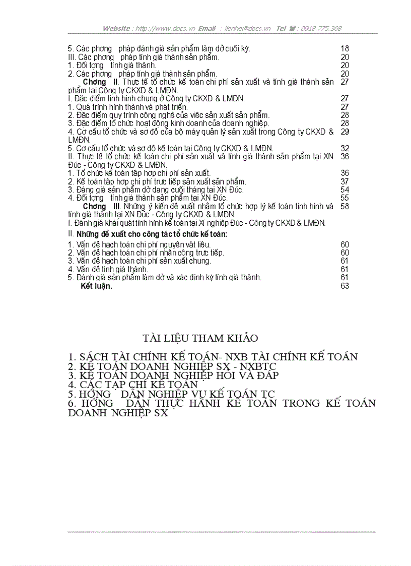 image for page Kế toán tập hợp chi phí sản xuất và tính giá thành sản phẩm tại Công ty cơ khí xây dựng và lắp máy điện nước
