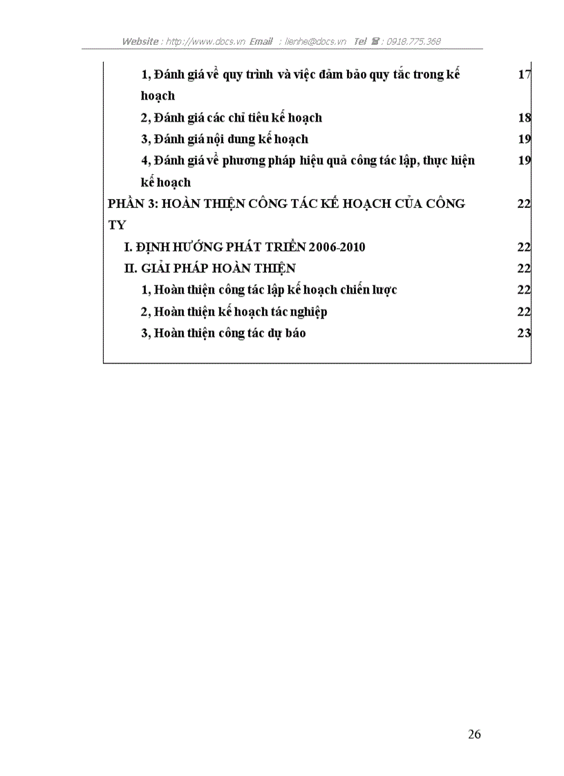 image for page Kế hoạch kinh doanh của C ty CP Nam Định NAFOCO